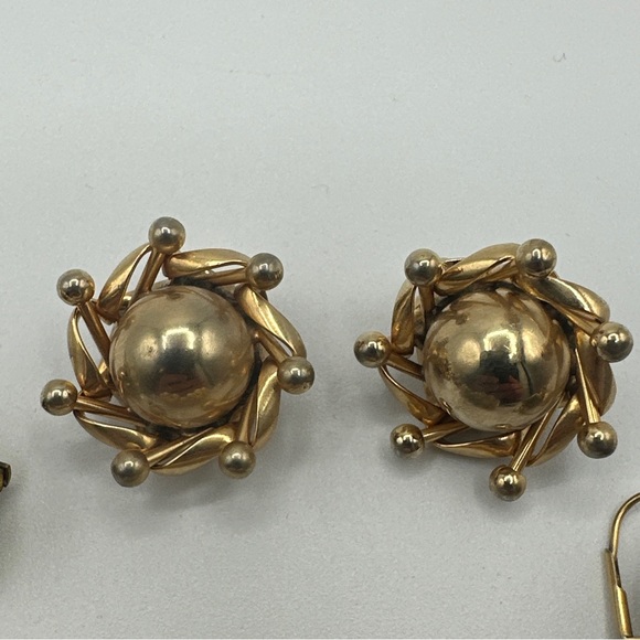 Vintage Lot Earrings Clip On Japan #425 - Picture 3 of 8